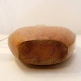 Scandinavian vintage carved teak vase, 1960