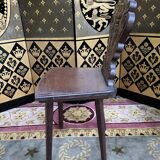 4 Alsatian chairs in solid oak