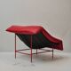 Vintage Montis Butterfly lounge chair by Gerard van den Berg in red leather