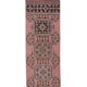 Vintage Turkish hallway rug 78x645 cm