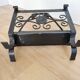 Vintage Iron Cast Magazine Rack: Handmade Gothic Home Decor