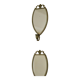 Pair of vintage mirror sconces in tin