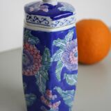 Blue ceramic flower pot