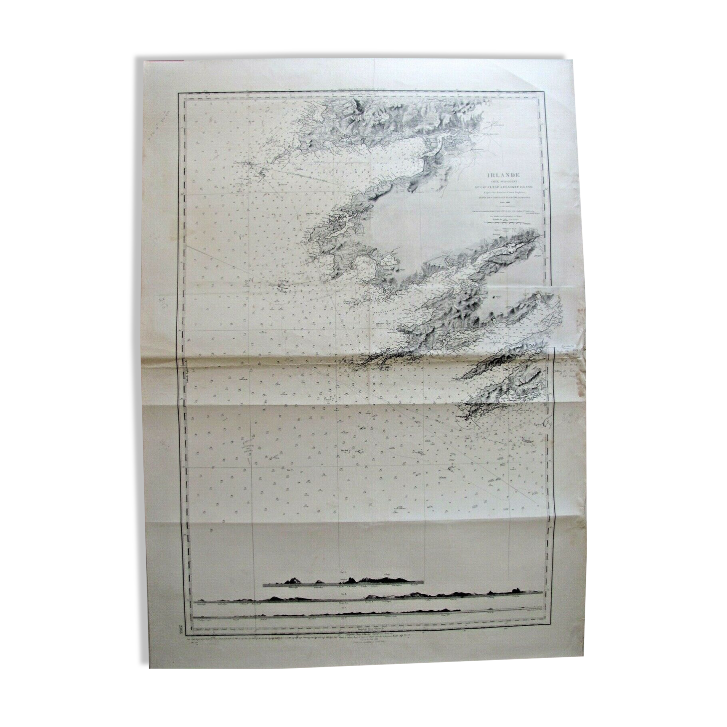 Chart Ireland West Coast 1889