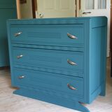 Art Deco blue dresser