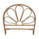 Vintage 60s rattan headboard