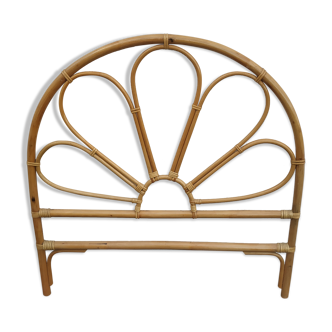 Vintage 60s rattan headboard