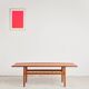 Large coffee table by Grete Jalk, Mid-Century Danish design.