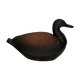 Lampe veilleuse canard en verre coloré