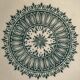 Antique earthenware mignardise dish from Creil & Montereau