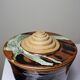 Duo de pots artisanaux en grès japonisants Studio Poterie signés, 1980-90