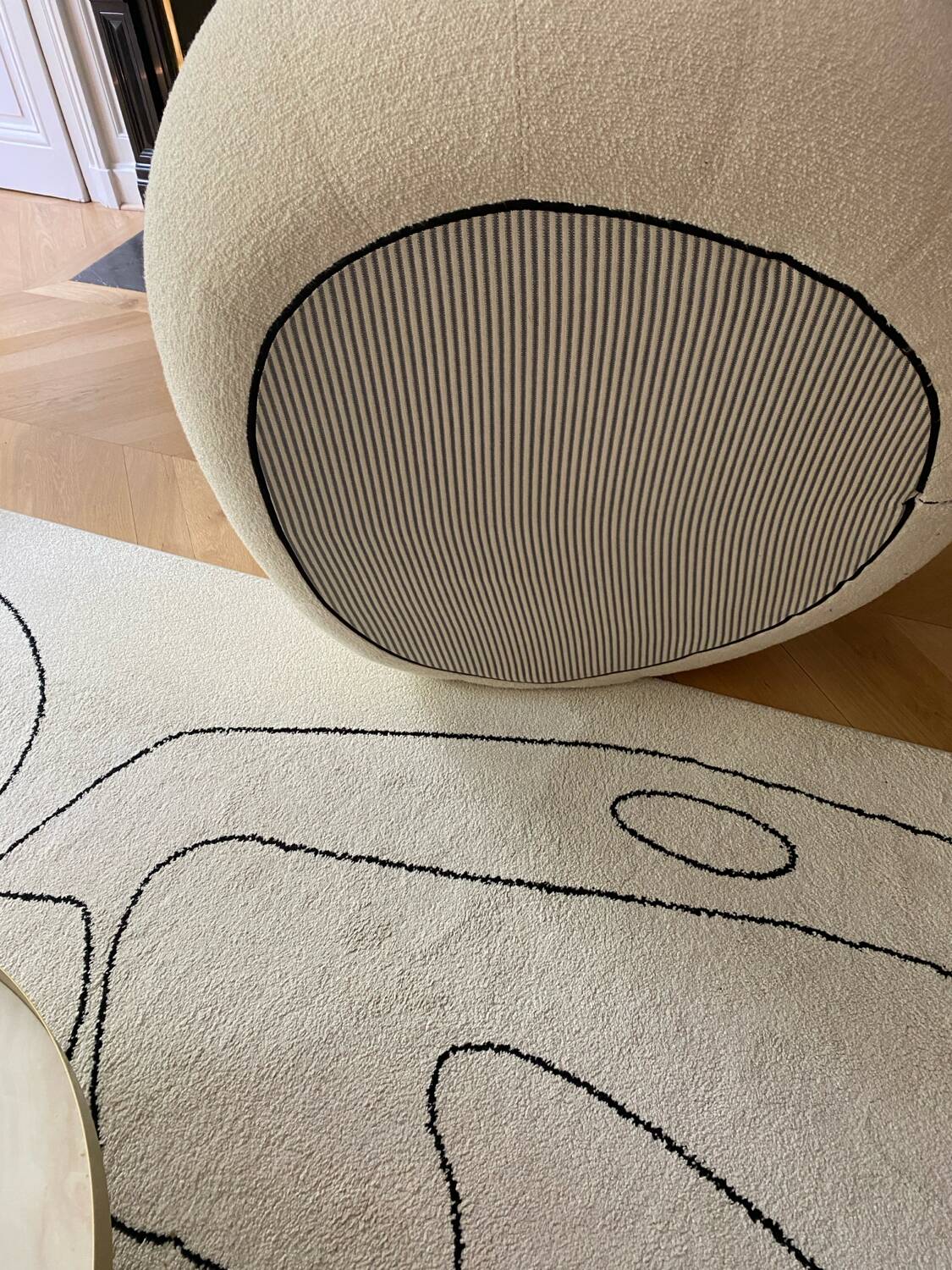 Fauteuil cinna ottoman
