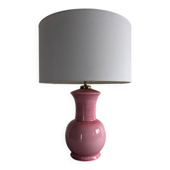 Vintage Charolles earthenware living room lamp