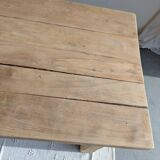 Restored farmhouse dining table