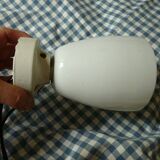 Art Deco style opaline porcelain wall lamp