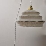 Art Deco period glass suspension in clichy glass