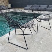 Pair of Harry Bertoia KNOLL 1950s vintage small diamond armchairs