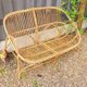 Rattan bench