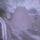 Set of 5 frosted glass lampshades