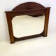 Miroir art déco en bois sculpté, 1930s