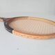 Vintage wooden tennis racket Bjorn Borg