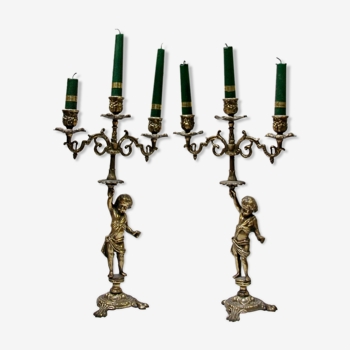 Bronze candlestick