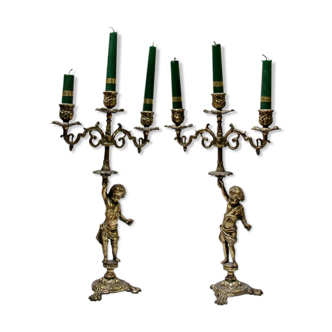Bronze candlestick