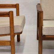 Pair of 60s Scandinavian style armchairs