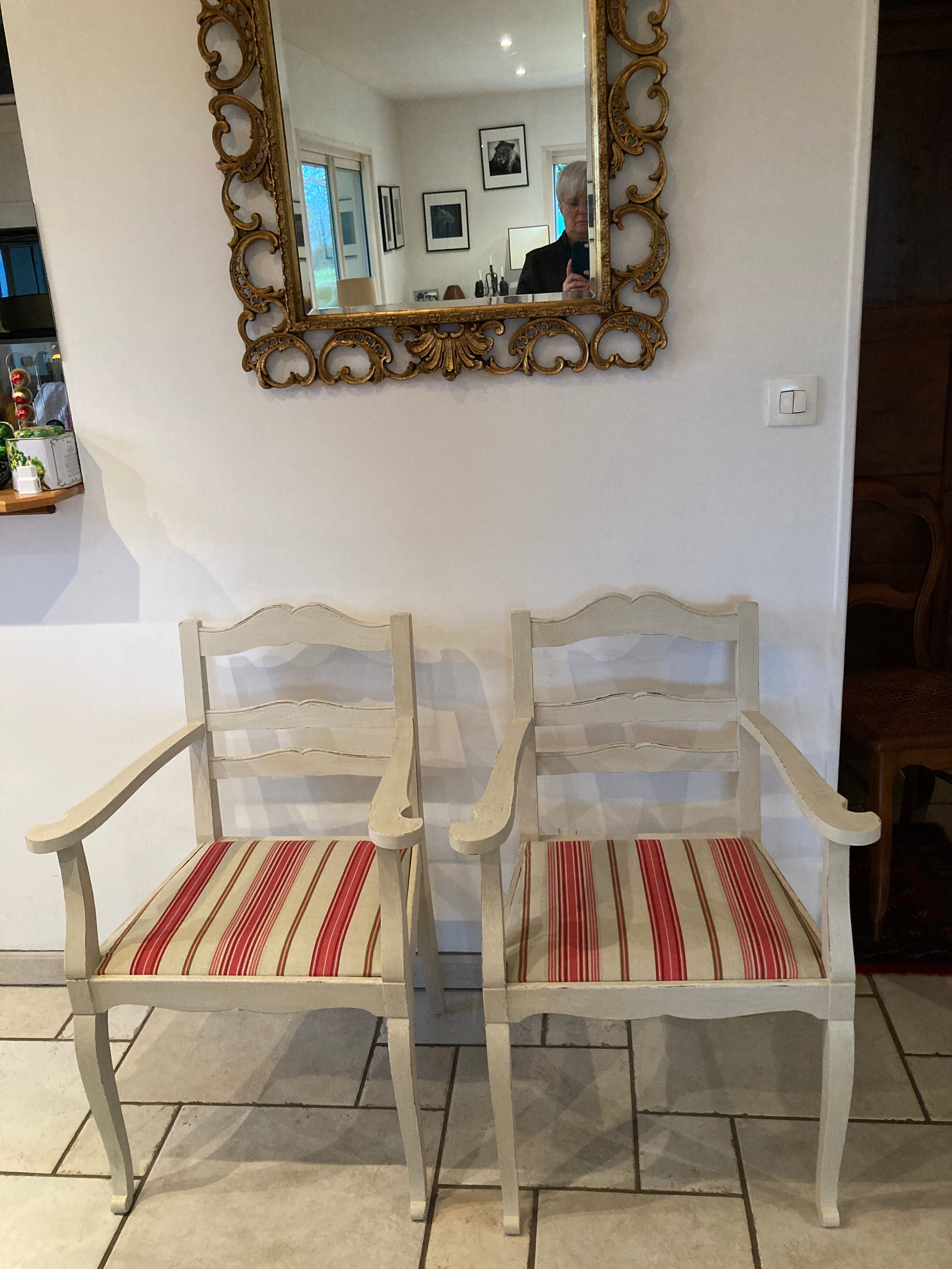 Pair of armchairs 50s