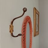 Old wall hook coat rack