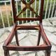 Solid mahogany chair, Restoration period, 19th century