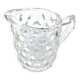 Milk jug / Cream Transparent glass with diamond point