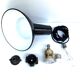 BLACK ENAMELLED TOLE WALL LAMP 1940 LEGRAND Ø 25 CM