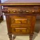 Renaissance style desk in solid oak, richly carved