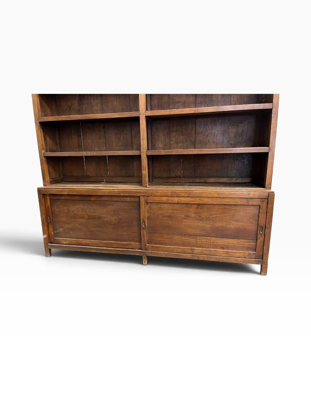 XL vintage wooden display shelf/bookcase