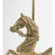 Pair of marble and bronze lamp bases, 20th century