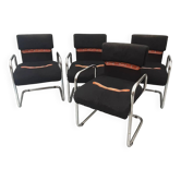Chaises/fauteuils Guido Faleschini pour Hermes, 1970