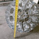 Space Age aluminium lamp