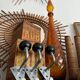 Old Bakelite ball wall hooks