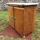 Buffet Mado vintage à 2 portes et 1 tirette en cp chêne.