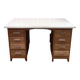 Box desk, 8 drawers, vintage