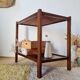 Small antique wooden side table