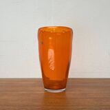 Vintage glass vase by Hysteria, 1980s.