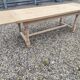 Farmhouse table with two extensions