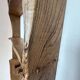 Solid wood wall shelf / storage shelf