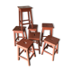 Set of wooden stools