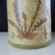 Vintage herbarium lampshade signed C. Loqueneux