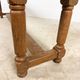 Pair of Antique Oak Benches with Turned Legs