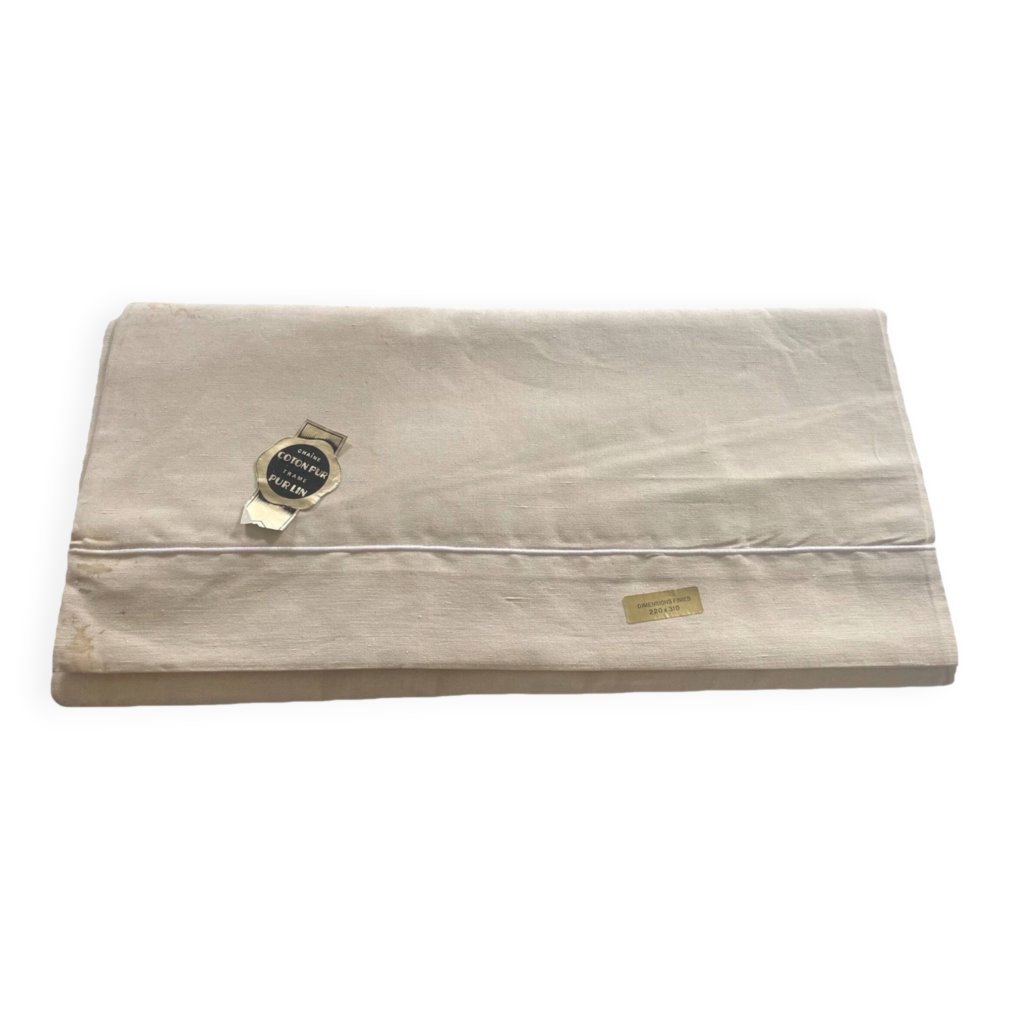 Antique Ecru Métis Canvas Sheet 220 x 310 cm, 50s/60s