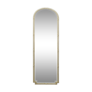 Miroir de magasin en bois laqué